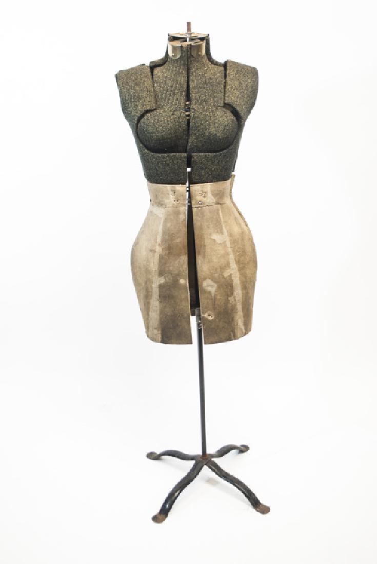 Vintage Adjustable Dress Form on Pedestal (1 of 4)