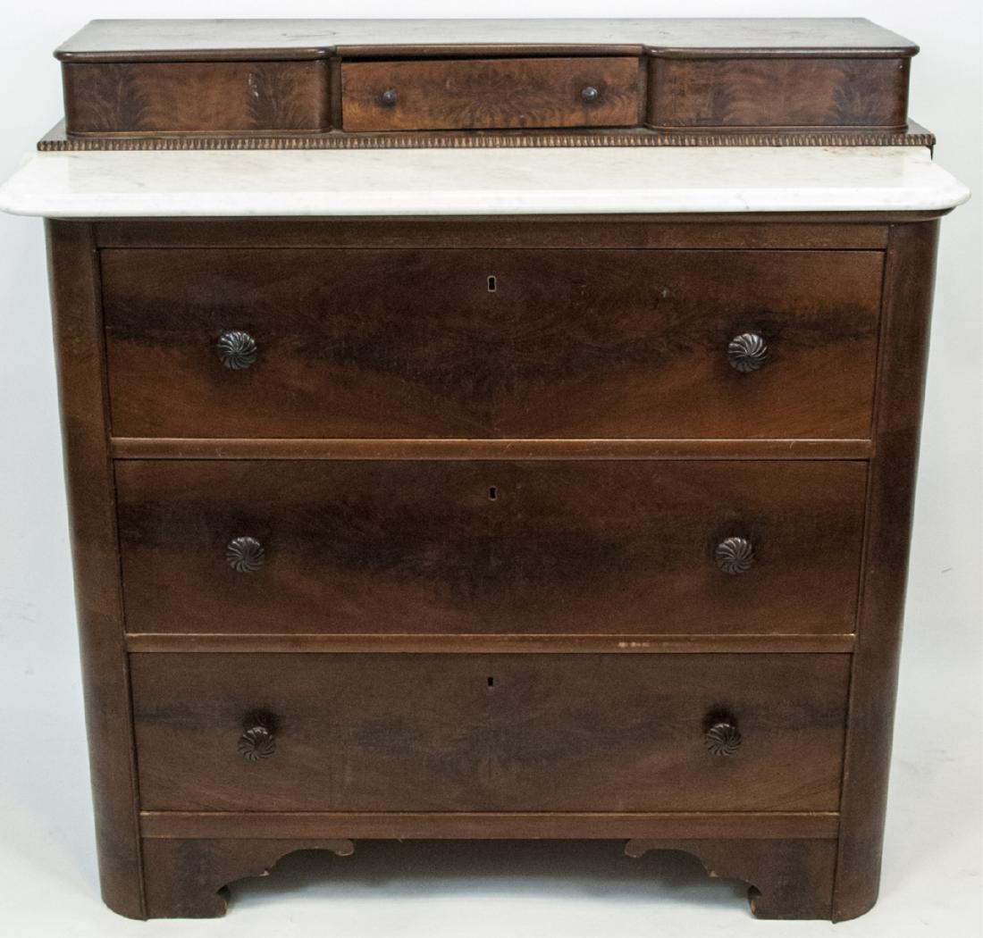 Antique 19th Century Dresser W/ Marble Top (1 of 8)