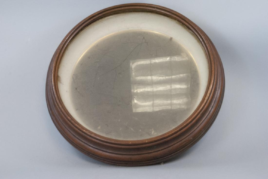 Antique Victorian Oval Shadowbox Walnut Frame (1 of 4)