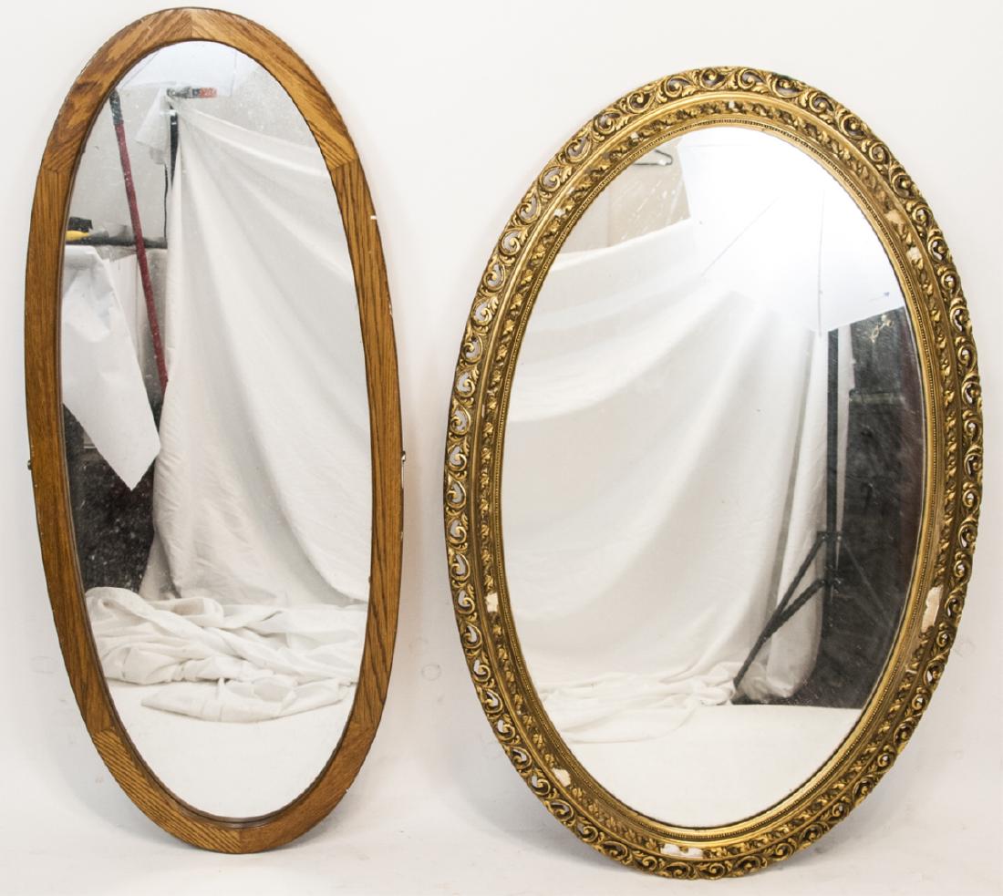 Baroque Revival Mirror and American Oak Mirror (1 of 8)