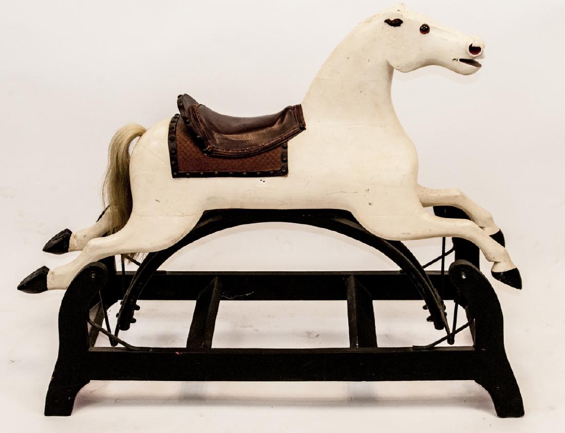 Antique Toy Platform Rocking Horse (1 of 8)