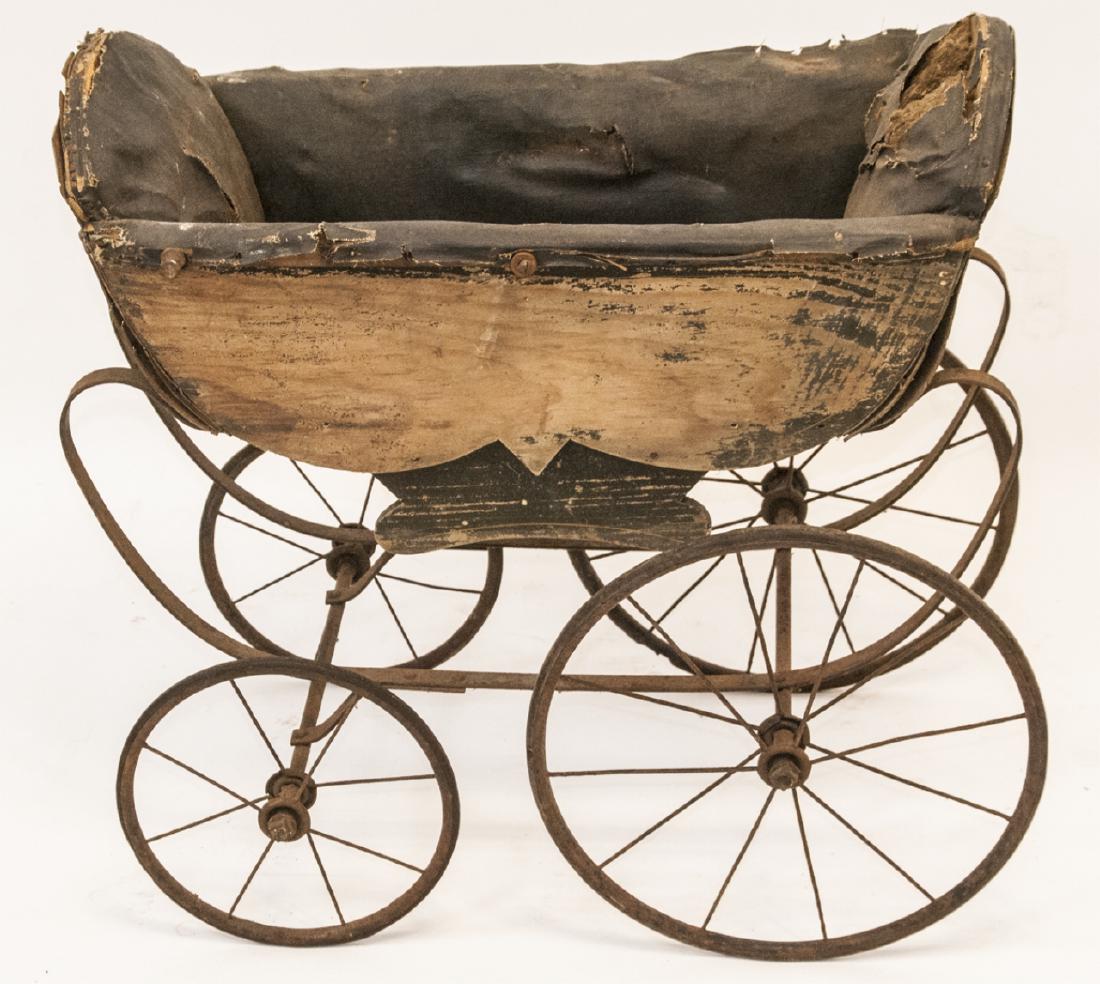 victorian doll carriage