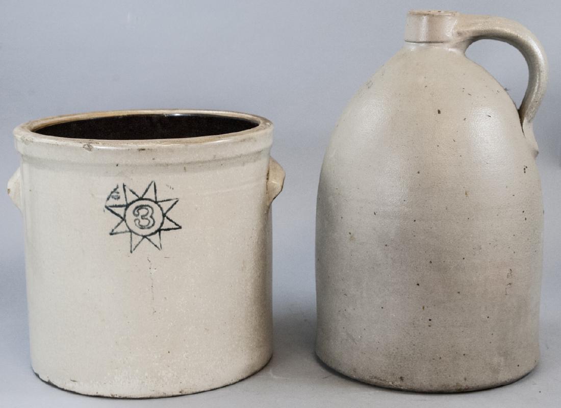 Vintage Stoneware Jug & Bucket (1 of 7)