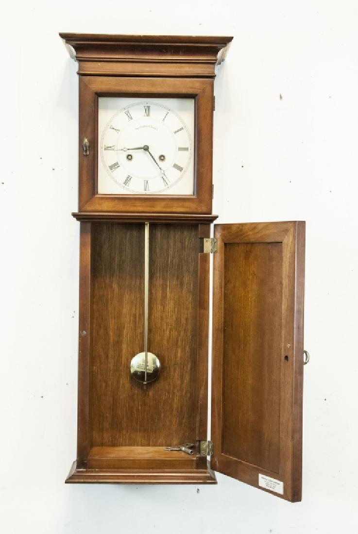 Vintage Wooden New England Clock Co. Wall Clock (1 of 5)