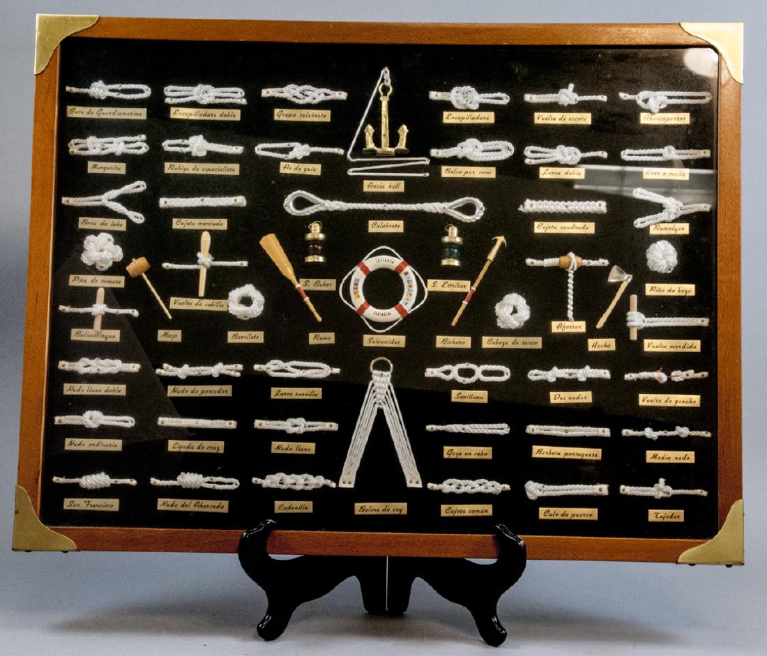 Vintage Nautical Knot Glossary Mixed Media Piece (1 of 8)