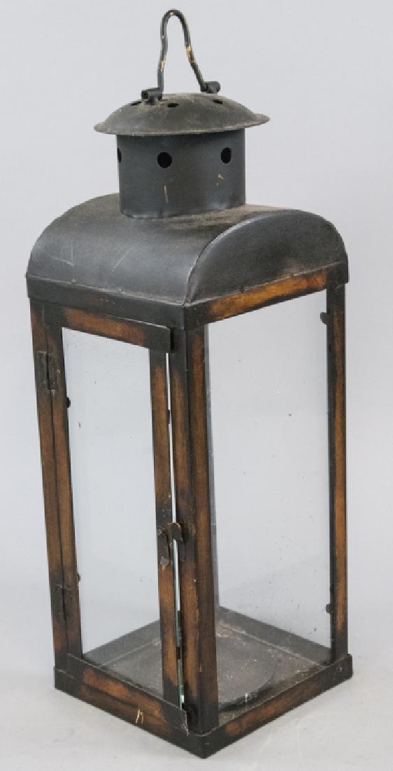 Antique Colonial Wall Candle Holder Lantern Lamp (1 of 4)