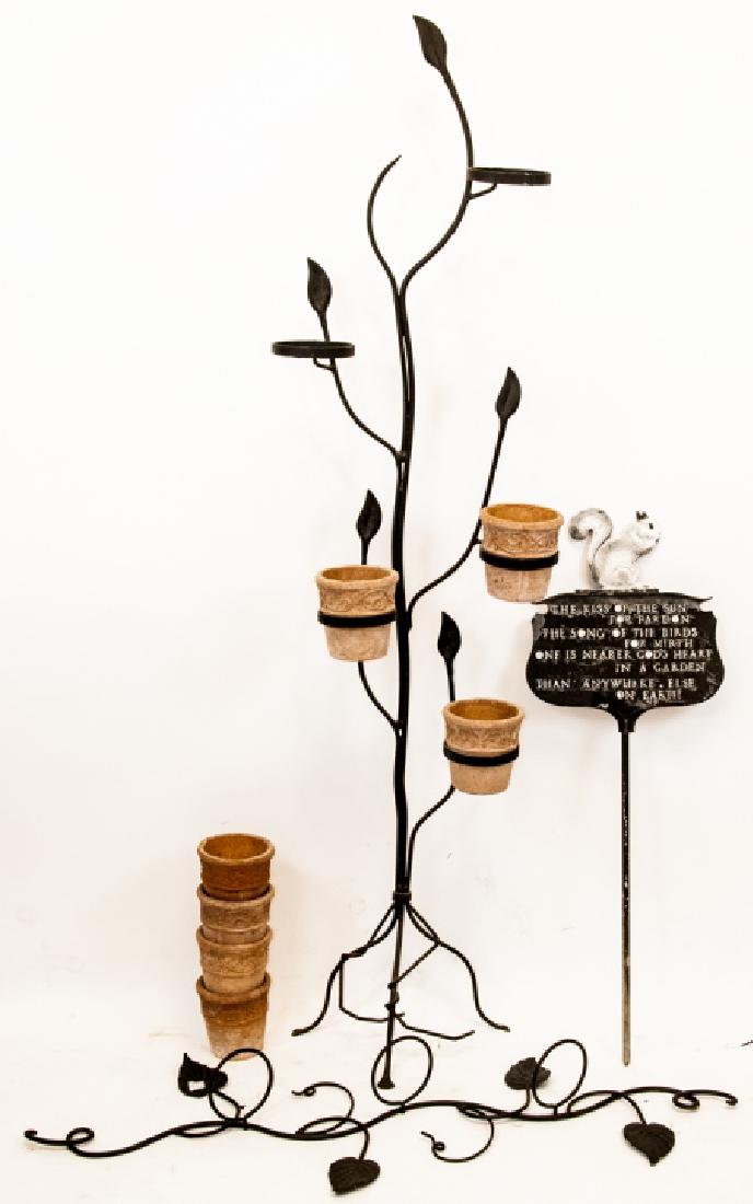 Metal Outdoor Sign & Metal Ivy Planter Holder (1 of 5)