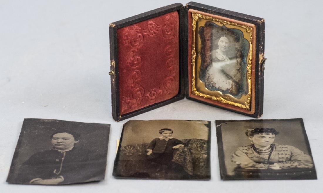 Antique 19th C Tintype & Daguerreotype Photographs (1 of 7)