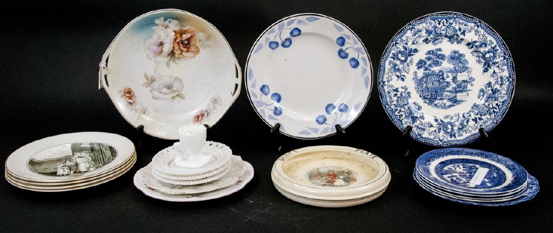 Various Sets Of Vintage & Antique Plates & Dishes (1 of 8)