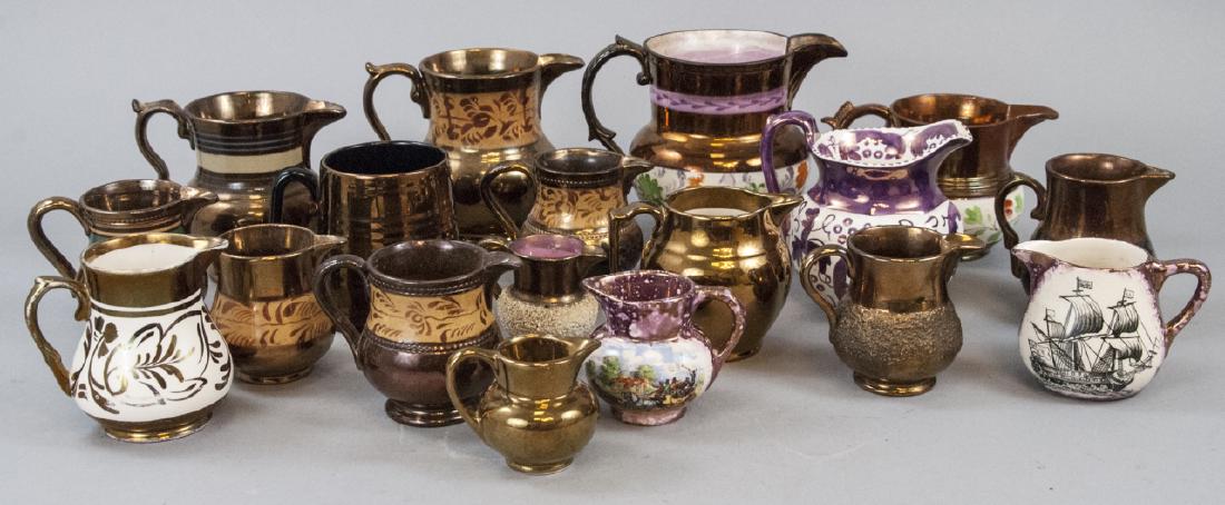 Assorted Lot Of Lusterware Mugs & Creamers (1 of 8)