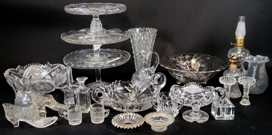 Assorted Lot Of Crystal & Cut Glass Items (1 of 9)