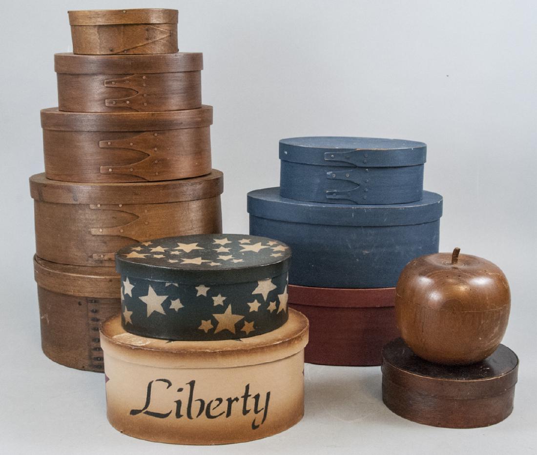 Lot Of Shaker Style Baskets & Containers (1 of 5)