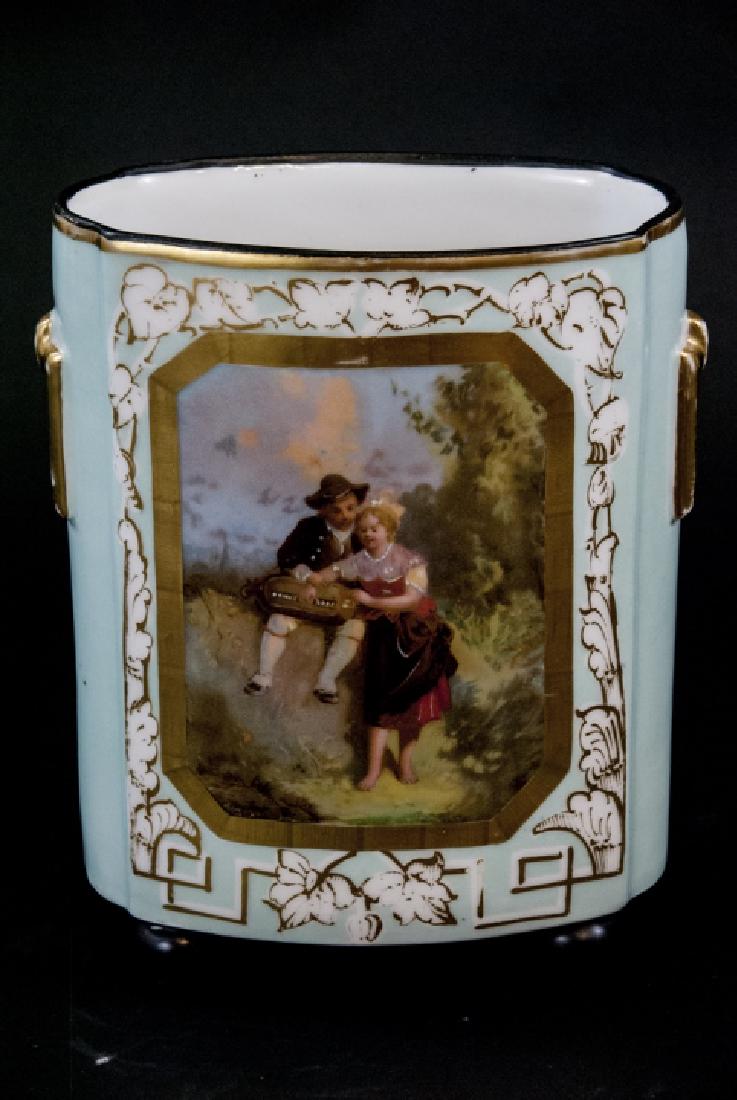 Antique 19th C Old Paris Porcelain Style Vase (1 of 6)