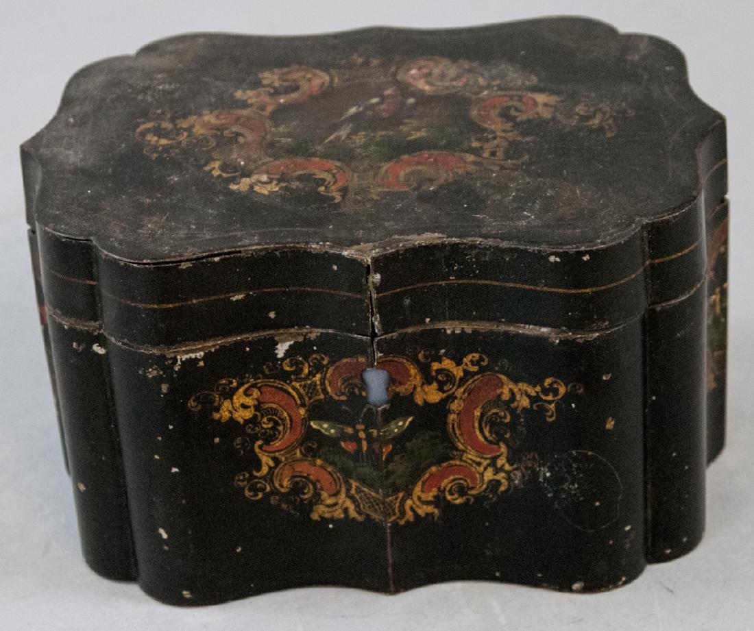 Antique 19th C Victorian Tea Caddy / Jewelry Box (1 of 4)