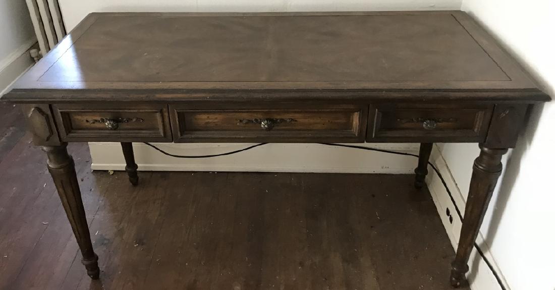 Antique English Regency Style Desk w Drawers (1 of 4)