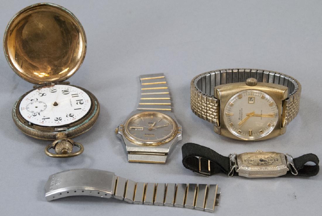 Assorted Lot Of Wrist Watches & Pocket Watch (1 of 6)