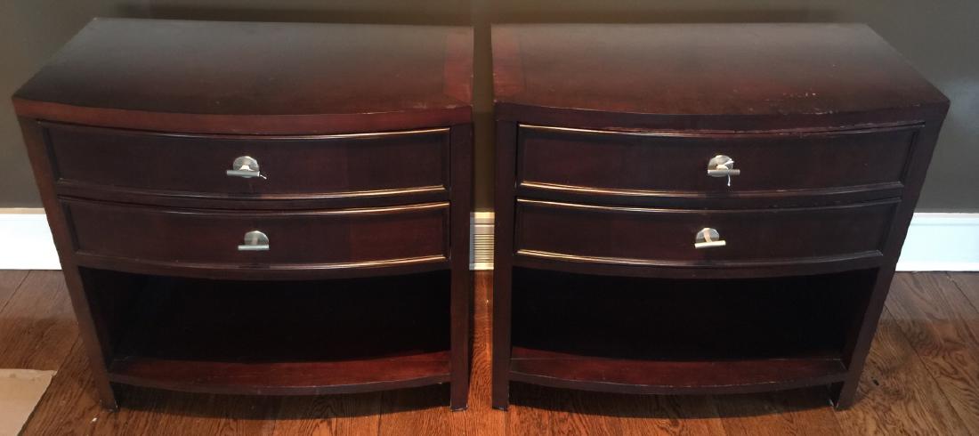 Pair of Contemporary Nightstands or End Tables (1 of 4)