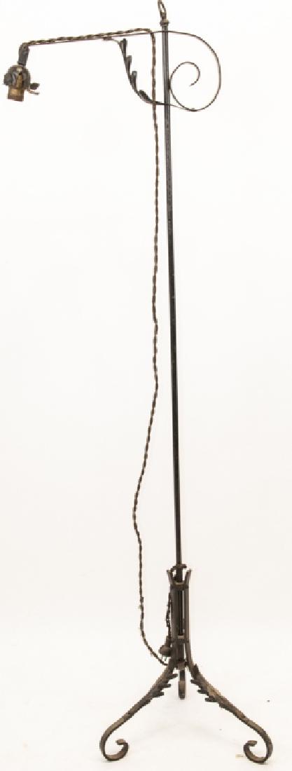 Vintage Metal Tension Pole Lamp (1 of 5)