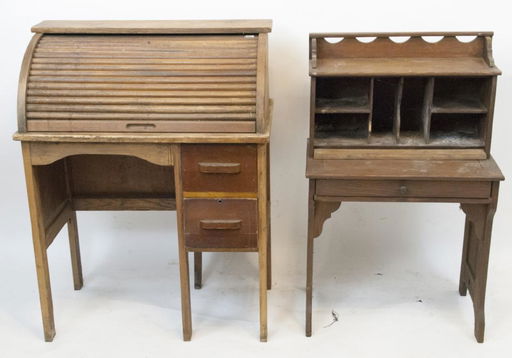 Antique Child S Pine Roll Top Desk Writing Desk Mar 24 2018