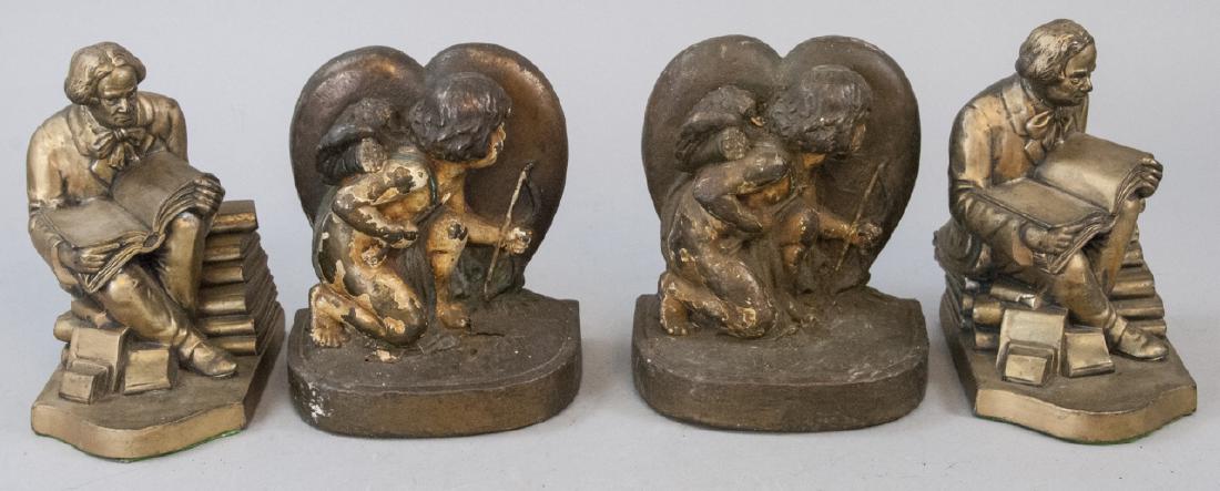 Two Assorted Pairs Of Vintage & Antique Bookends (1 of 5)