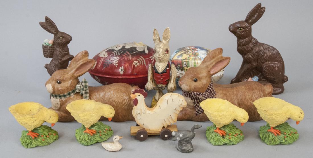 Lot of Vintage Easter Toys & Decorations (1 of 9)