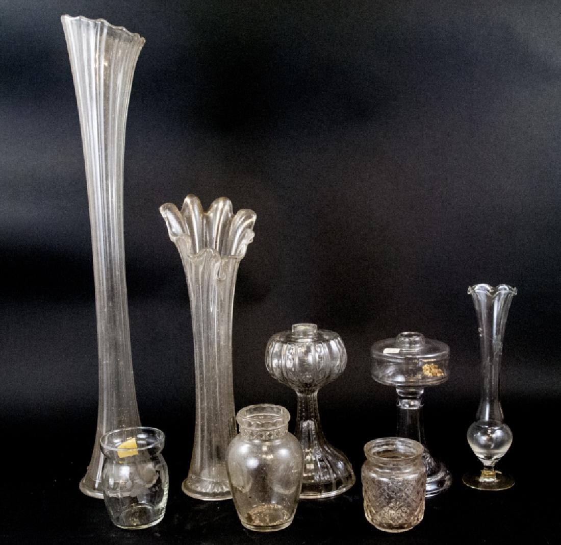 Lot Of Vintage & Antique Clear Glass Items (1 of 7)