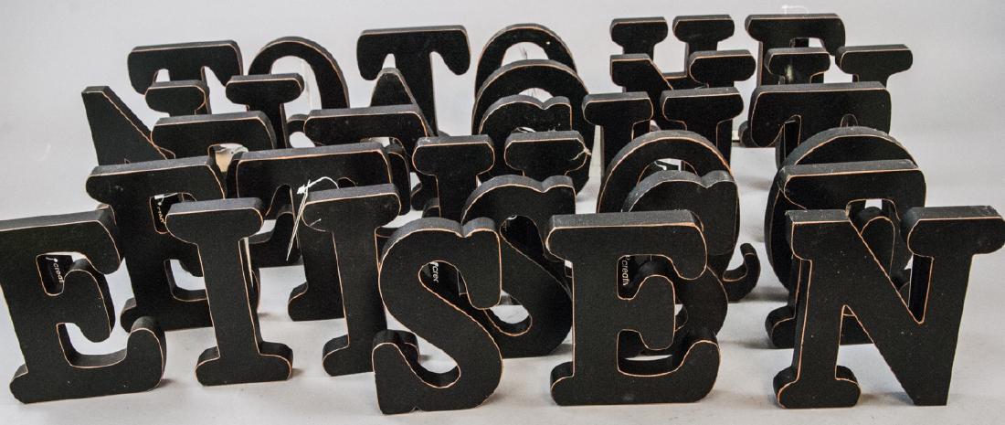 Box Full Of Black Single Decorative Letters (1 of 4)