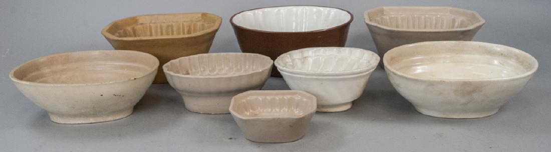 Antique Ironstone & Stoneware German Pudding Molds (1 of 5)