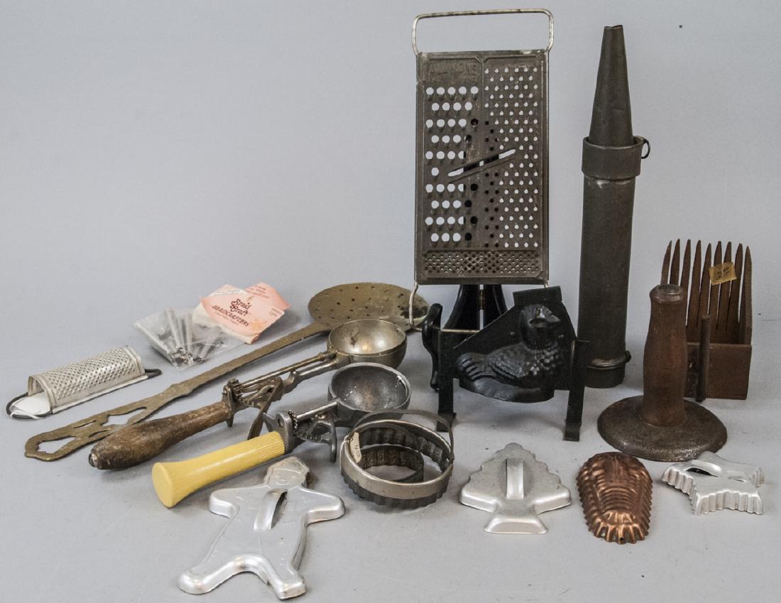 Assorted Lot Of Vintage & Antique Kitchen Items (1 of 7)