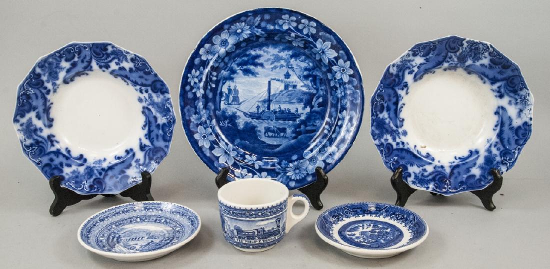 Assorted Lot Of American Made Blue & White China (1 of 8)