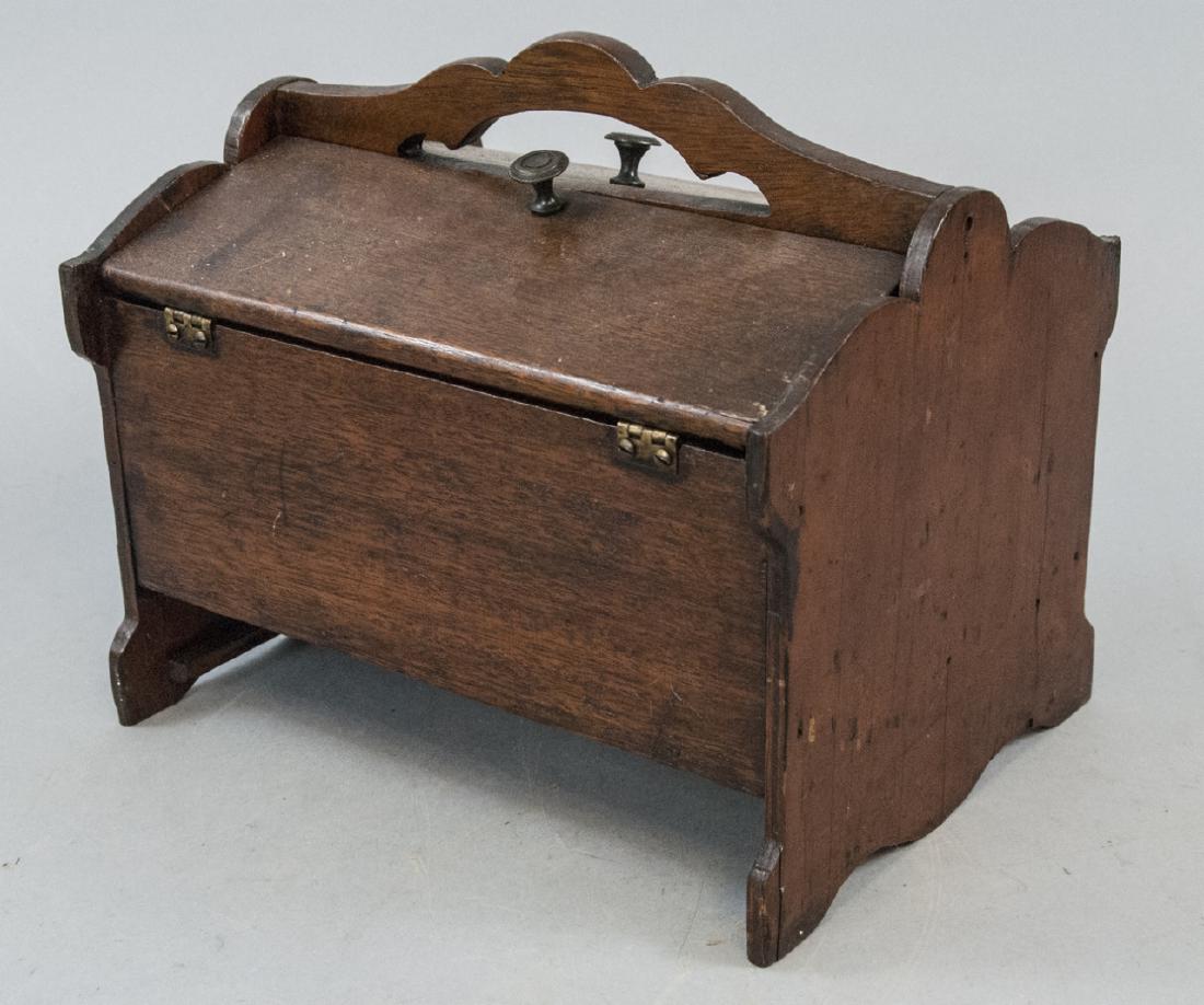 Antique Wooden Sewing Box (1 of 4)