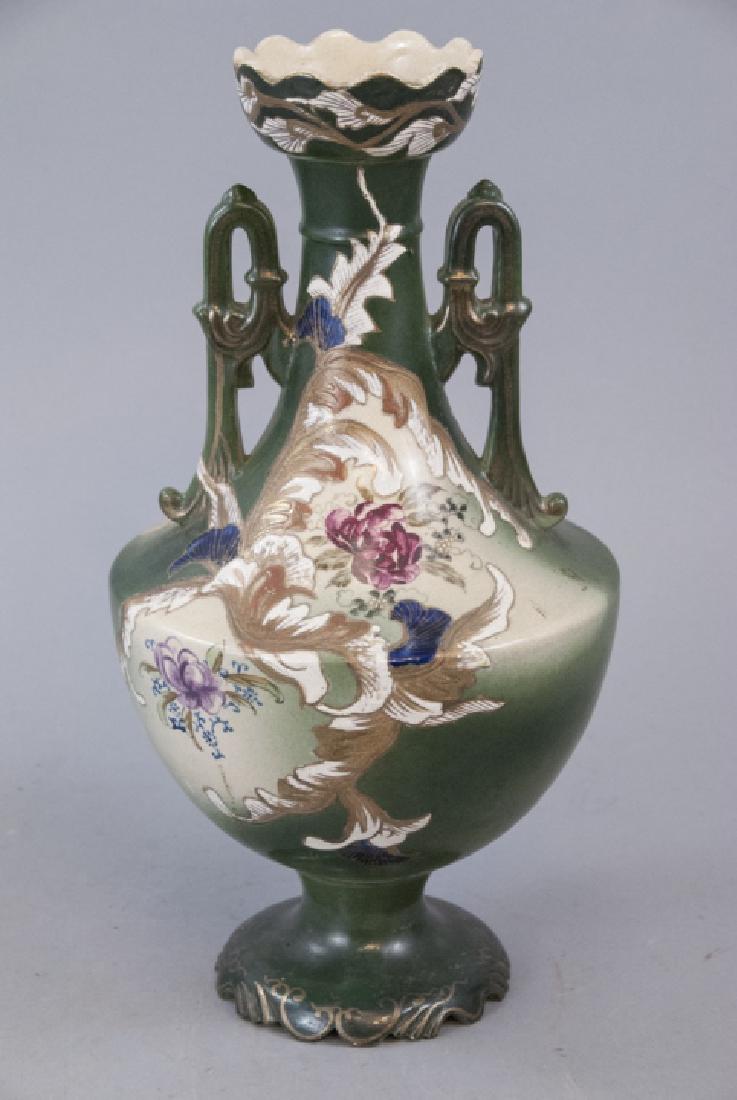 Art Nouveau Austrian Porcelain Amphora Vase (1 of 6)