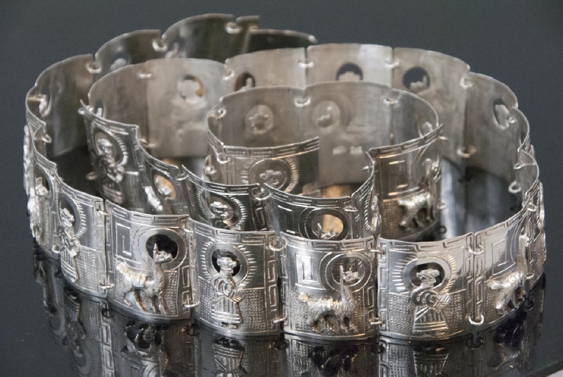 Vintage Handmade Peruvian Sterling Silver Belt (1 of 5)