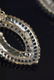 Pair 14k Gold Earrings w Round & Baguette Diamonds - 6