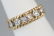 Estate 14kt Yellow & White Gold Diamond Band Ring