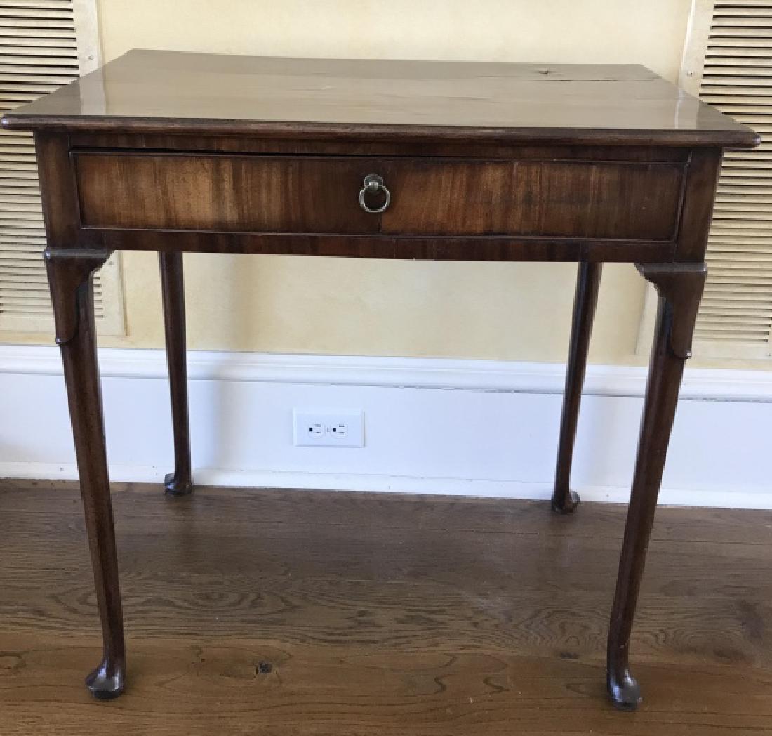 Antique English Queen Anne Style Console Table (1 of 5)