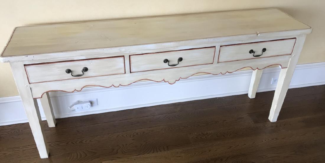 Antique Custom Painted Console or Hall Table (1 of 8)