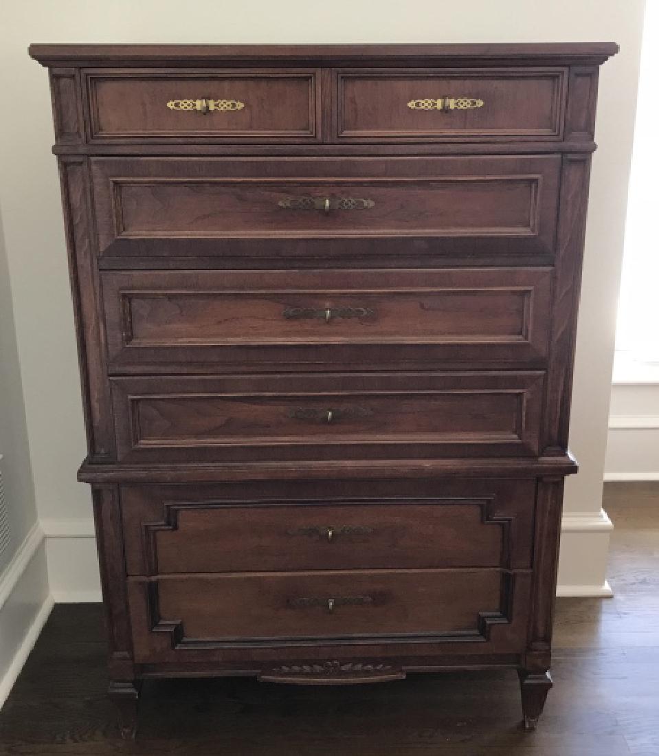 French Empire Style Tall Chest of Drawers (1 of 4)