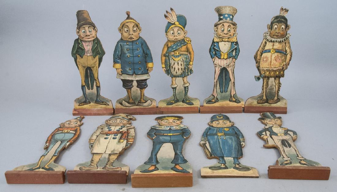 Collection of 10 Antique Palmer Cox Brownie Dolls (1 of 7)