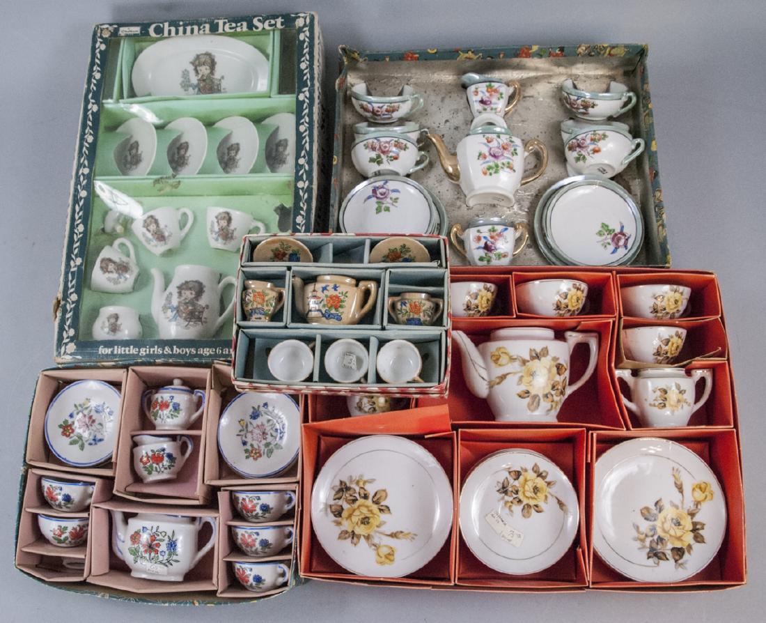Collection of Antique & Vintage Doll Size Tea Sets (1 of 9)