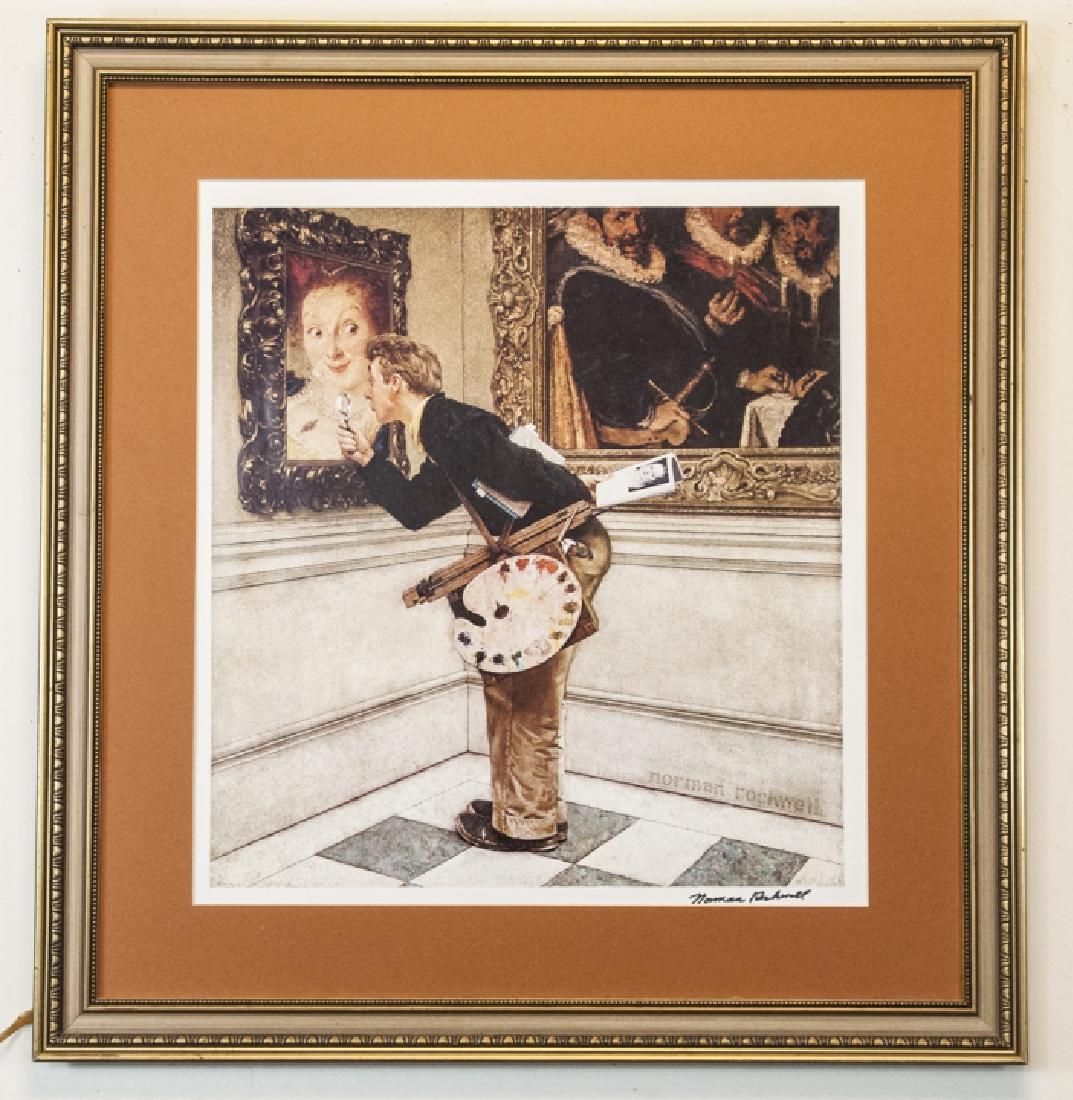 Norman Rockwell Signed & Framed Poster (1 of 7)