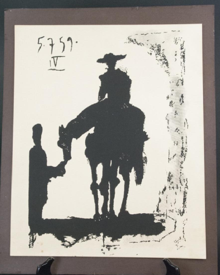 Pablo Picasso Mid Century Don Quixote Lithograph (1 of 6)