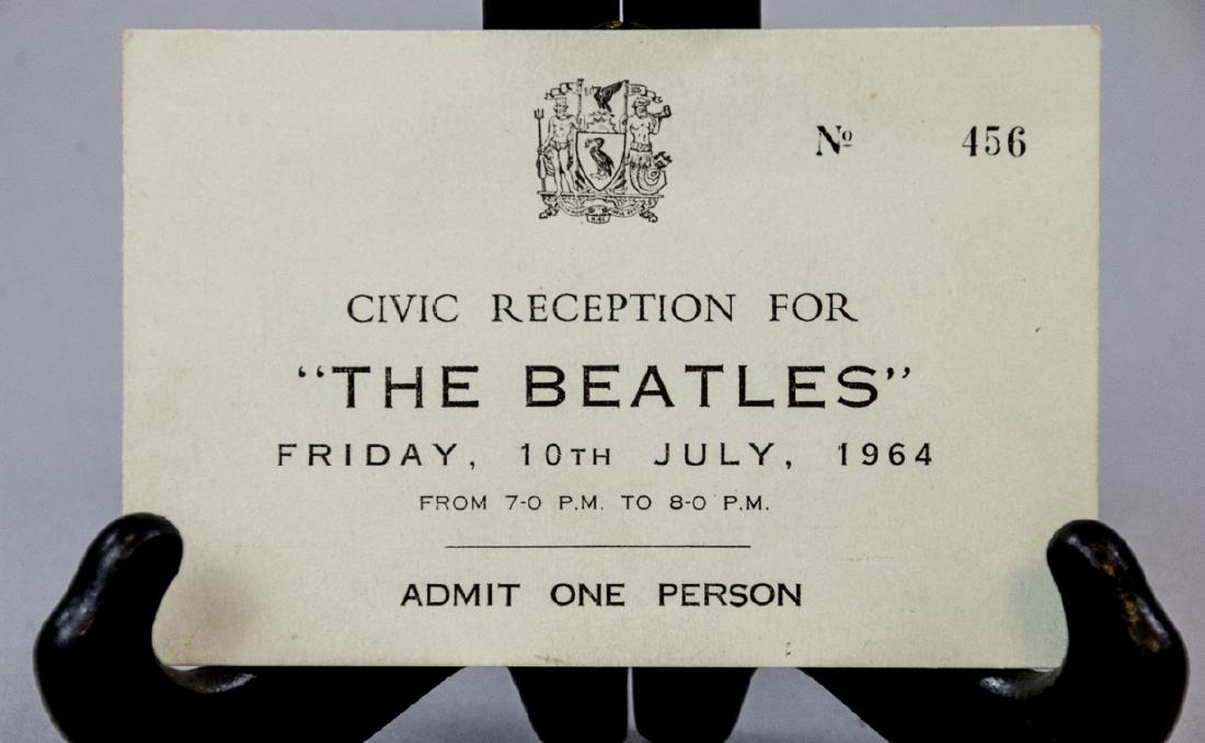 Beatles 1964 Hard Days Night Premiere Ticket (1 of 5)