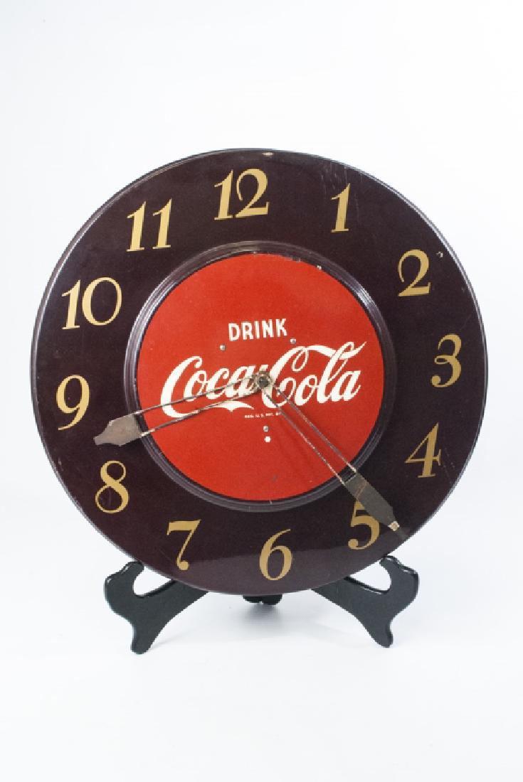 Coca Cola Advertising / Display Metal Wall Clock (1 of 4)