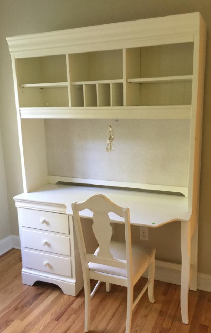 Stanley Furniture White Painted Desk Chair