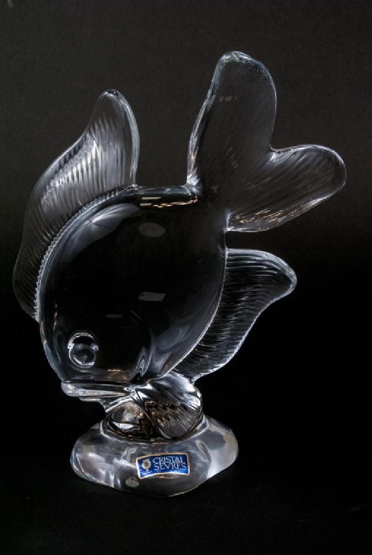 Sevres France Art Glass Tropical Fish Statue (1 of 4)