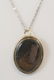 Antique 19th C Victorian Gold Mourning Necklace