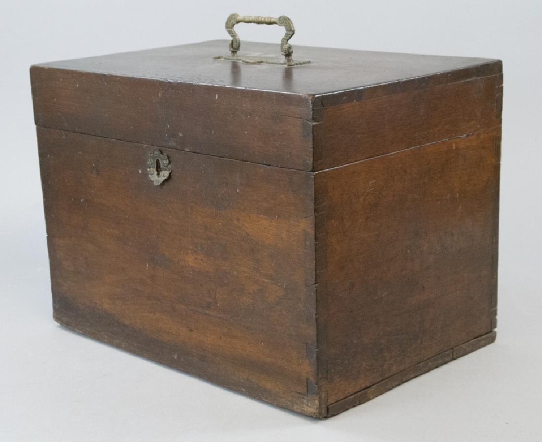 Antique 19th C Victorian Document or Valuables Box (1 of 4)