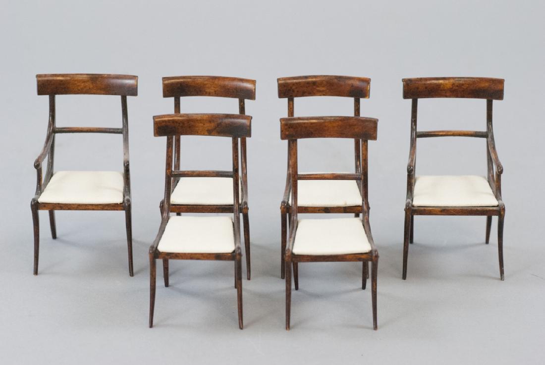 Artisan Handmade & Hand Painted Dollhouse Chairs (1 of 4)