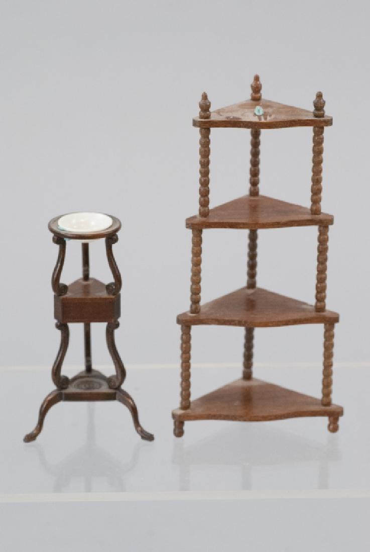Artisan Handmade Dollhouse Shaving Stand & Etagere (1 of 5)